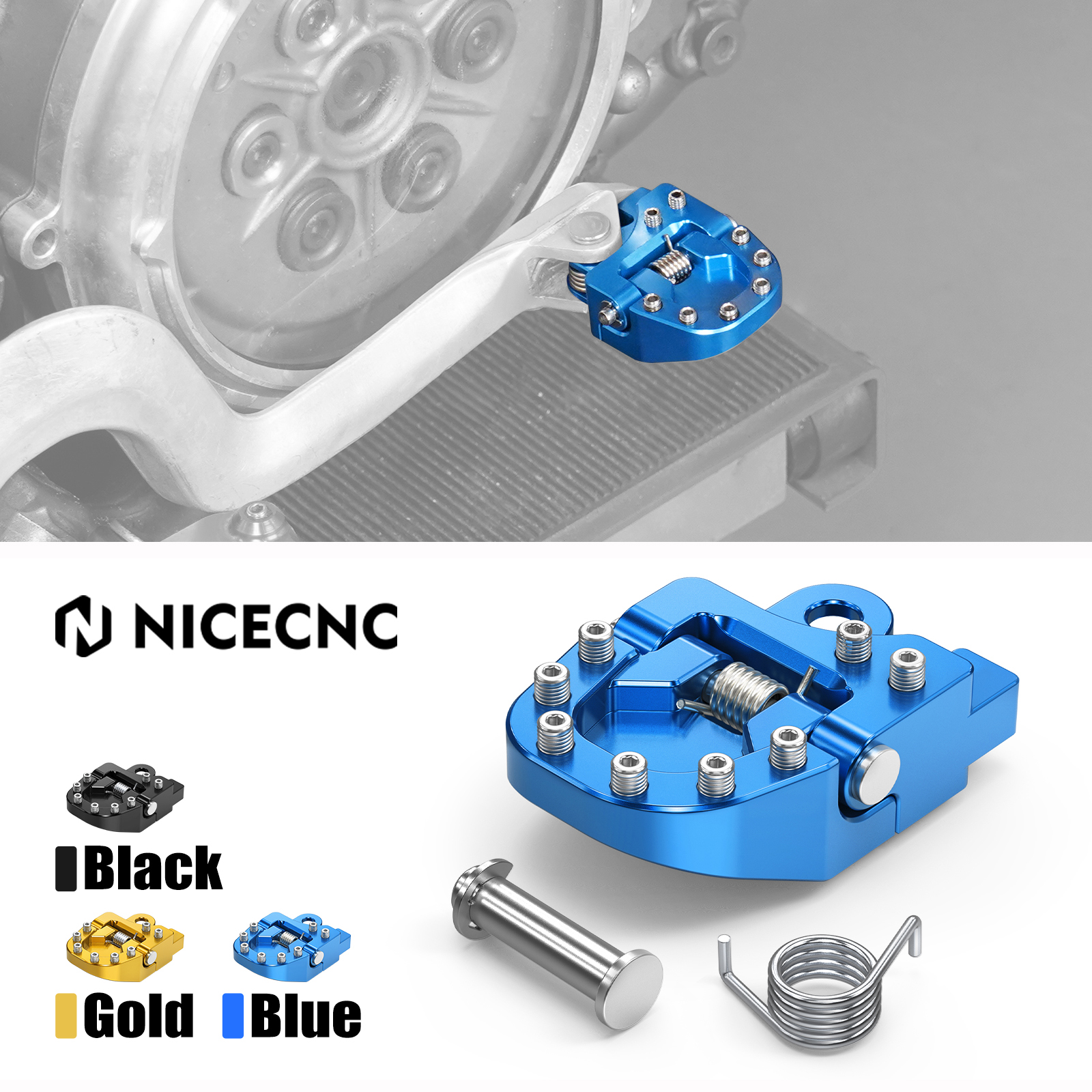 Teeth Whitening Tips - Folding Brake Pedal Tip Extension Plate