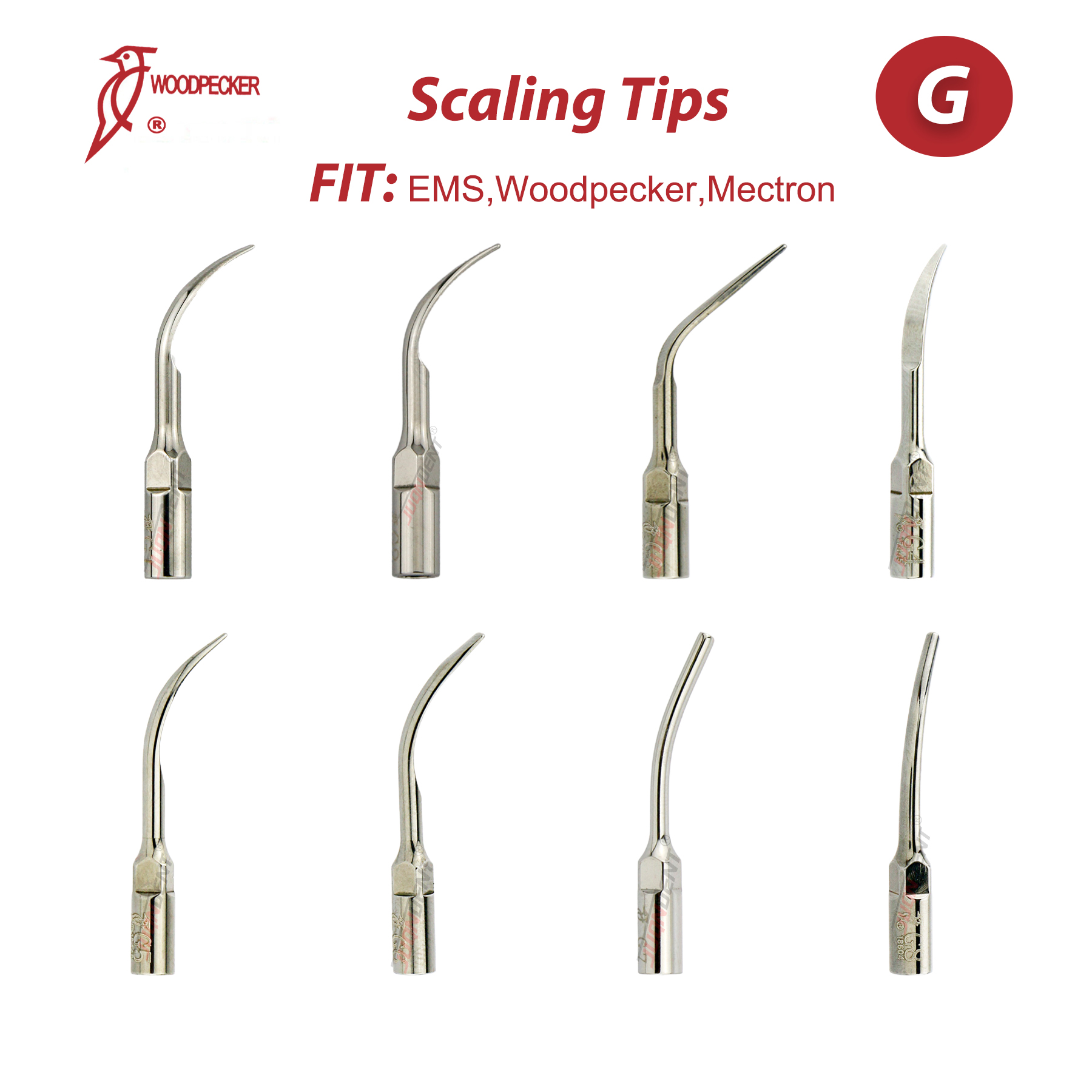 Teeth Whitening Tips - Original Woodpecker Dental Tips Ultrasound Scaling
