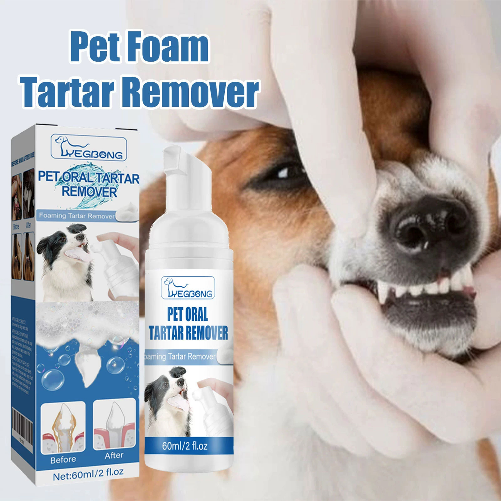 60ml Pets Oral Care Foam Gentl - Teeth Whitening And Stain Removal 评论和价格