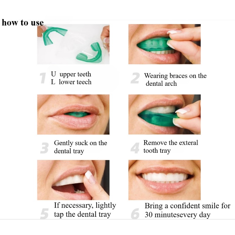 Set Teeth Whitening Tray U-sha - Teeth Whitening Q&M 评论和价格