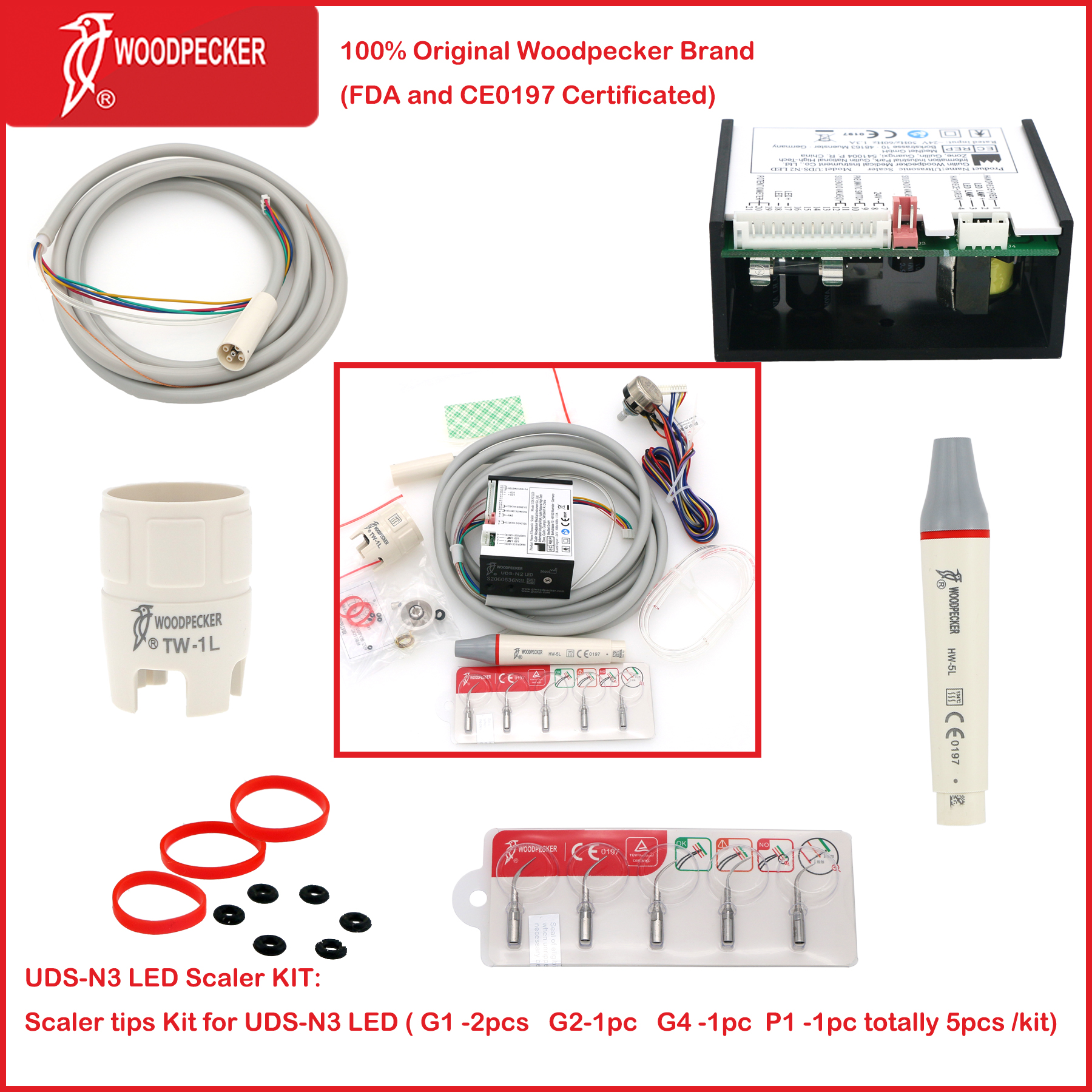 Woodpecker Dental UltrasonicSc - Teeth Whitening Tips 评论和价格