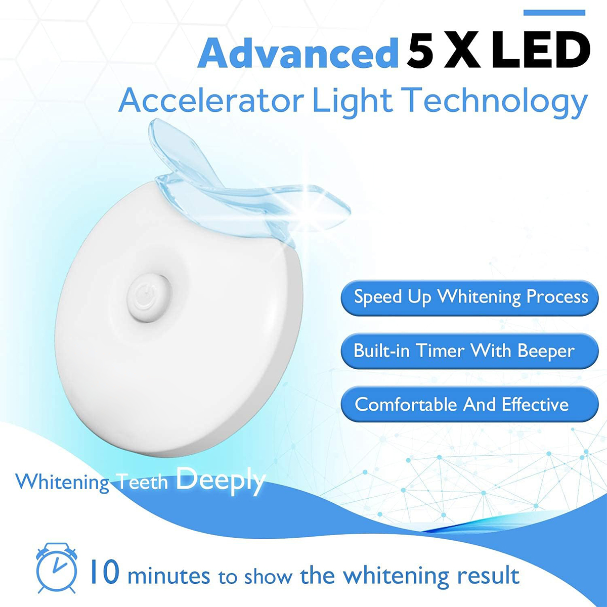 Teeth Whitening Kit - 5X LED L - Teeth Whitening Q&M 评论和价格