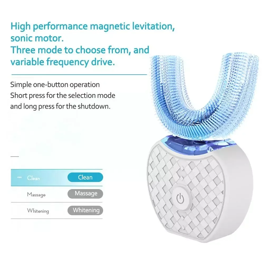 Ultrasonic Electric Toothbrush - Teeth Whitening Blue Light 评论和价格
