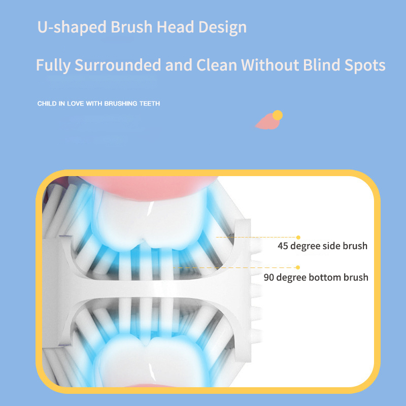 U Shaped Sonic Electric Toothb - Teeth Whitening Blue Light 评论和价格