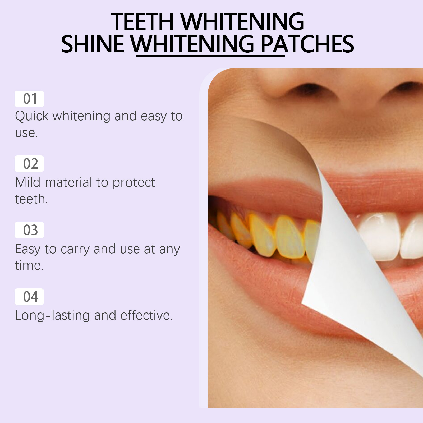Purple Teeth Whitening Strips  - Teeth Whitening Retainer 评论和价格
