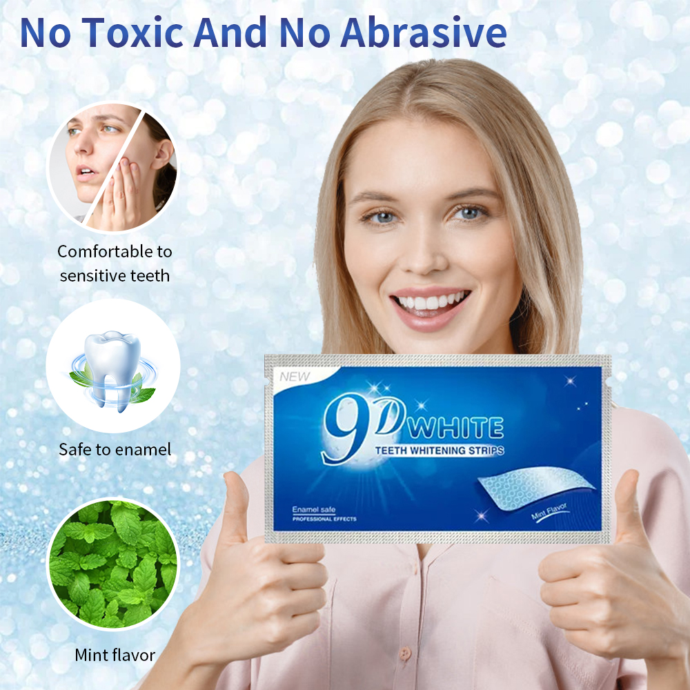 9D White Teeth Whitening Strip - Teeth Whitening Retainer 评论和价格