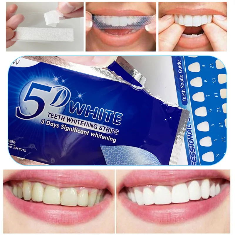 1-12pcs 5D Whitening Teeth Sti - Teeth Whitening Q&M 评论和价格