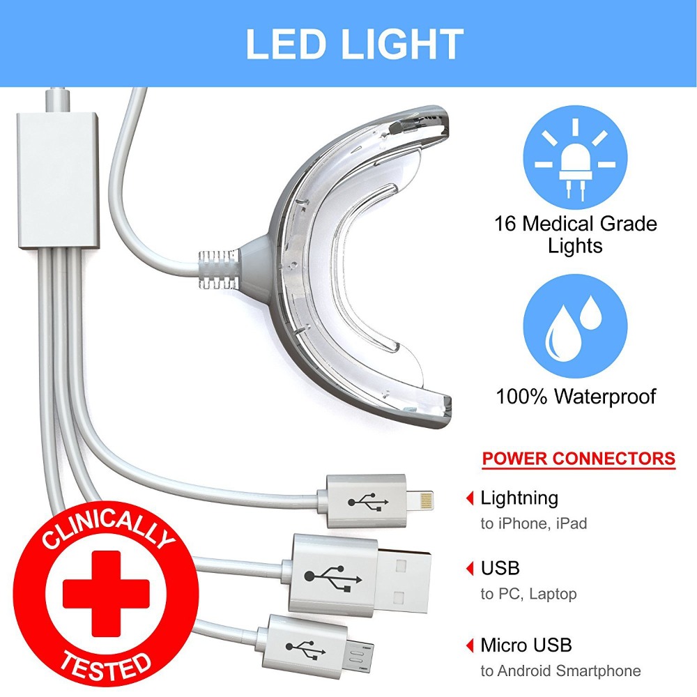 3 in1 Teeth Whitening Lamp 16  - Teeth Whitening Blue Light 评论和价格