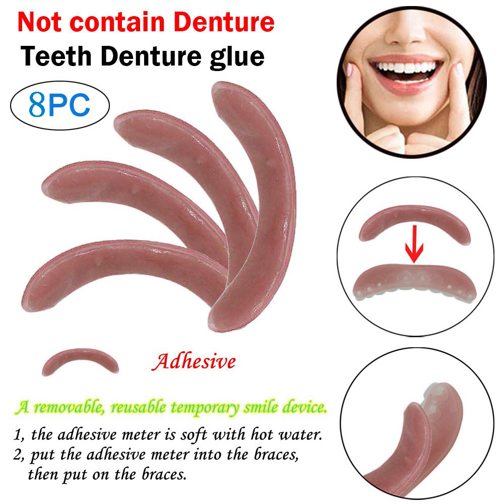 4/8 Pcs Whitening Braces Adhes - Teeth Whitening Retainer 评论和价格