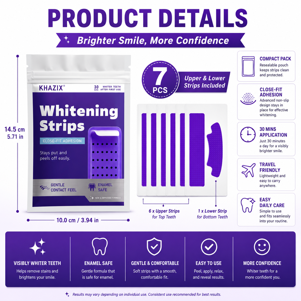 7PCS Teeth Whitening Strips fo - Teeth Whitening Retainer 评论和价格