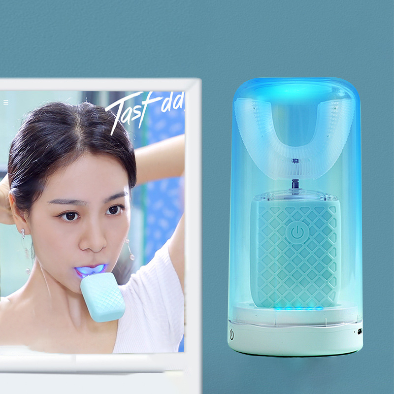 360 Degrees U Shape Electric T - Teeth Whitening Blue Light 评论和价格