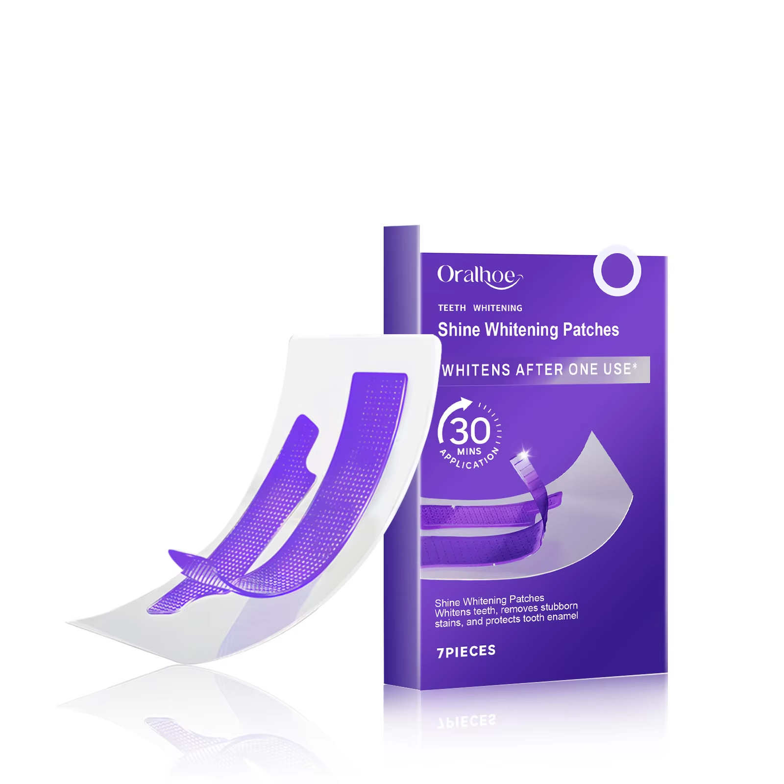 Purple Teeth Whitening Strips  - Teeth Whitening Retainer 评论和价格